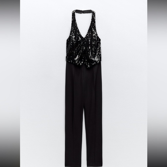 Zara sequin vest jumpsuit - Picture 11 of 13